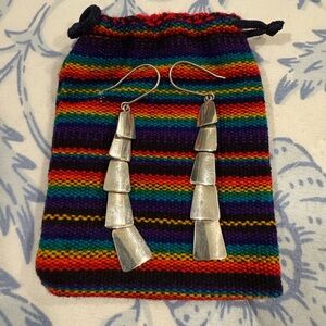 Peruvian Silver Dangle Earrings (NWOT)